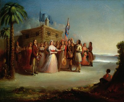 Presentación de los Colores al Coronel W. Moultrie de American School